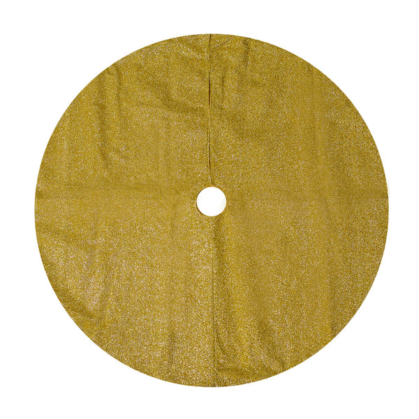 48" D - Shiny Gold Tree Skirt - Casa Febus - Home • Design
