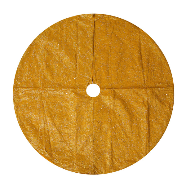 48" D - Twinkle Tree Skirt - Gold Color Mix - Casa Febus - Home • Design